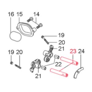 Achse Kipphebel Ventile LML Einlassventil fuer LML Star 200 4T fuer LML Star 200 4T
