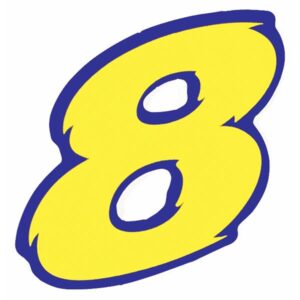 Aufkleber Startnummer "0"