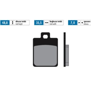 Bremsbelaege POLINI Sintered S14