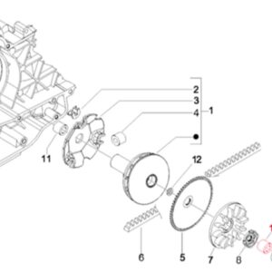 Distanzring Variomatik Oe˜ 26x20x3,0 mm, PIAGGIO fuer APRILIA/DERBI/GILERA/PIAGGIO 50ccm 2T/4T AC/LC fuer APRILIA/DERBI/GILERA/PIAGGIO 50ccm 2T/4T AC/LC