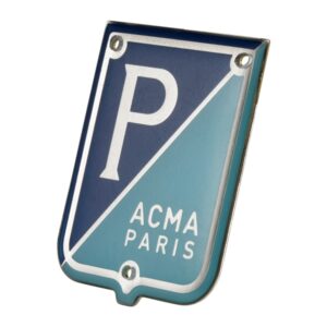 Emblem "PIAGGIO ACMA Paris" fuer Vespa 125 `57-`58/150 GL `57-`58 fuer Vespa 125 `57-`58/150 GL `57-`58