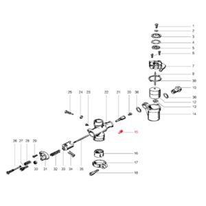 Nebenduese Vergaser DELL'ORTO 48 fuer Vespa 125 VNA/150 VL/VB/GS fuer Vespa 125 VNA/150 VL/VB/GS