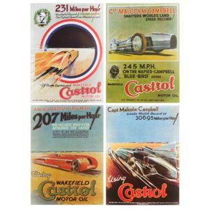 Posterset CASTROL CLASSIC Landspeed