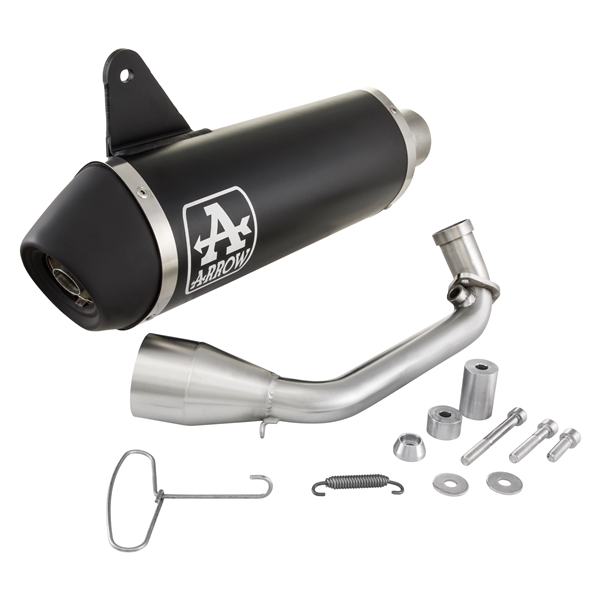 Rennauspuff ARROW Urban fuer Vespa GTS/GTS Super/GTV 300ccm HPE (`20-) Euro5 fuer Vespa GTS/GTS Super/GTV 300ccm HPE (`20-) Euro5