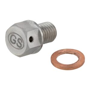 Schraube Oe–lablass M8x11 mm, Sechskant, GRAND-SPORT Getriebeoel fuer APRILIA/DERBI/GILERA/PIAGGIO/VESPA 50-500ccm 2T/4T AC/LC fuer APRILIA/DERBI/GILERA/PIAGGIO/VESPA 50-500ccm 2T/4T AC/LC