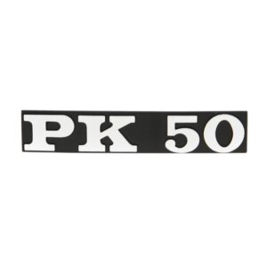 Schriftzug "PK 50" Seitenhaube links fuer Vespa PK50 V5X1T fuer Vespa PK50 V5X1T