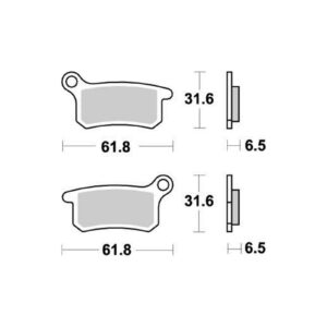 Moto-Master Bremsbeläge Nitro 094621