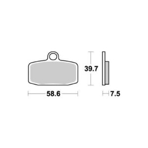 Moto-Master Bremsbeläge Nitro 097421