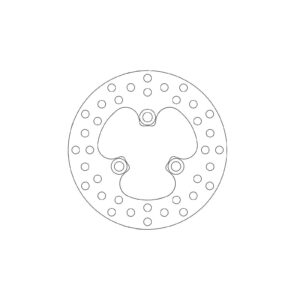 Moto-Master Bremsscheibe Flame Hinten 110117