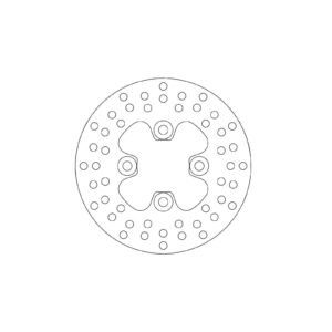 Moto-Master Bremsscheibe Flame Hinten 110166