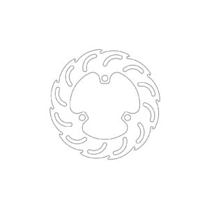 Moto-Master Bremsscheibe Flame Hinten 110250