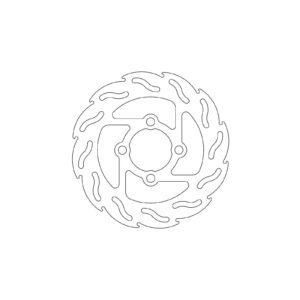 Moto-Master Bremsscheibe Flame Hinten 110302