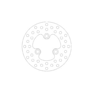 Moto-Master Bremsscheibe Flame Hinten 110303