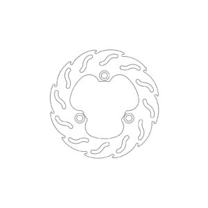 Moto-Master Bremsscheibe Flame Hinten 110304