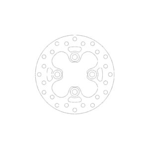 Moto-Master Bremsscheibe Flame Hinten 110320