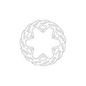 Moto-Master Bremmscheibe Flame Hinten Fix 4.4Mm 110598