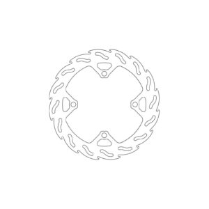 Moto-Master Bremmscheibe Flame Hinten Fix 4.4Mm 110599