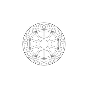 Moto-Master Bremsscheibe Float Round L/R 112199