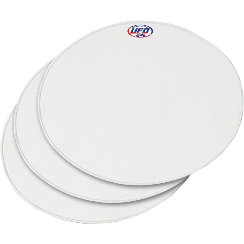 Ufo Plast Kit Uni Oval Plate Wh 3Pc