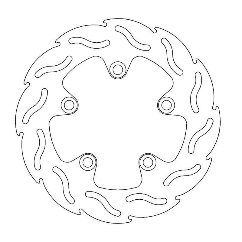 Moto-Master Flame Bremsscheibe Hinten 110223