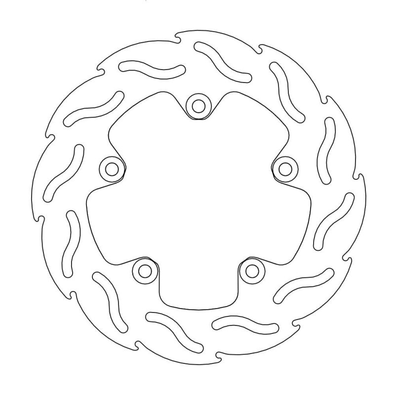 Moto-Master Flame Bremsscheibe Hinten Aprilia 110260