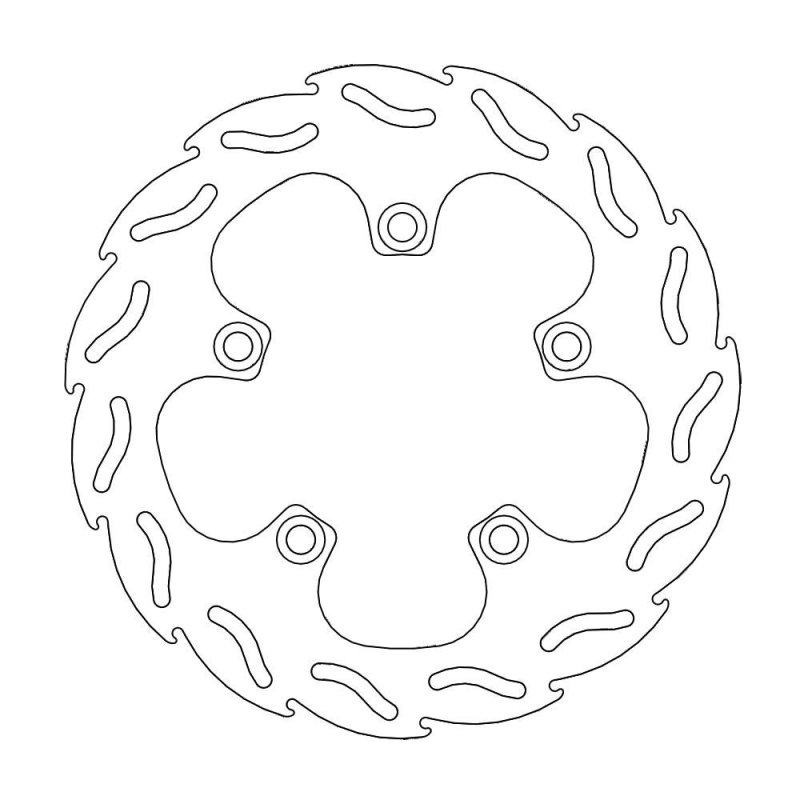 Moto-Master Flame Bremsscheibe Hinten Yamaha 110280