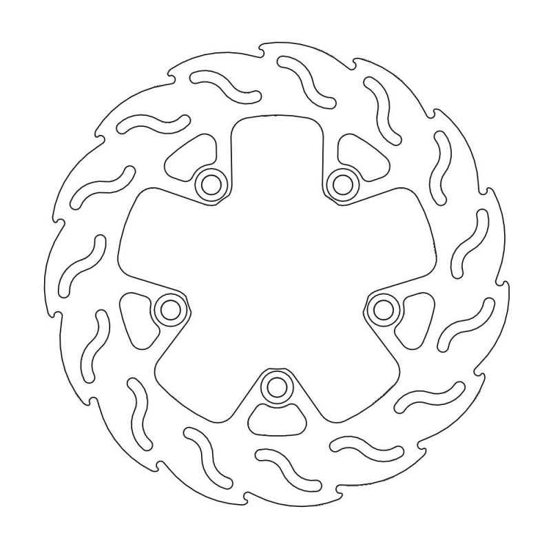 Moto-Master Flame Bremsscheibe Hinten Kawasaki 110306