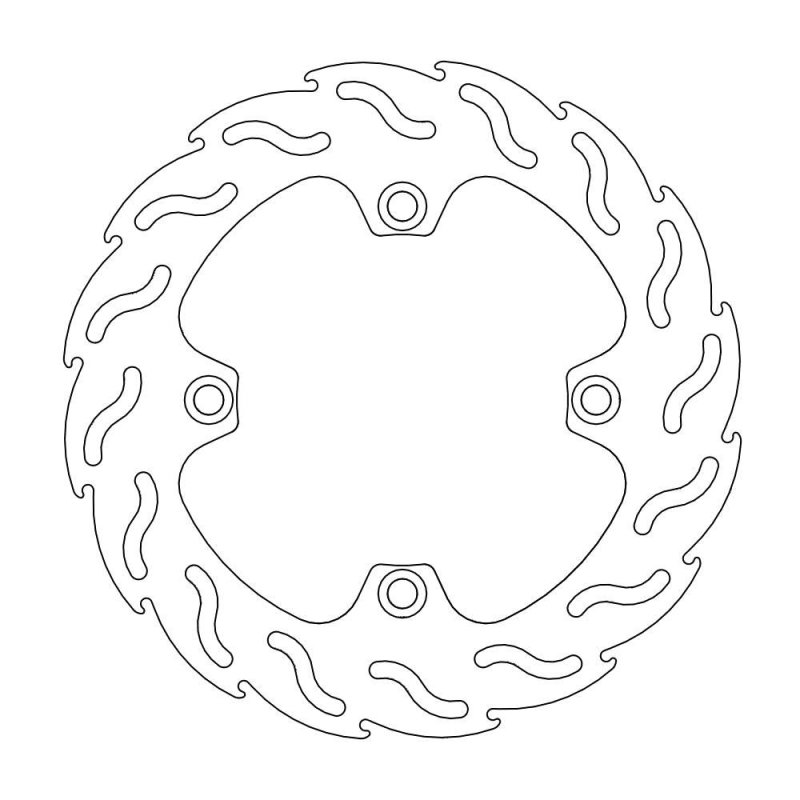 Moto-Master Flame Bremsscheibe Hinten Honda 110316