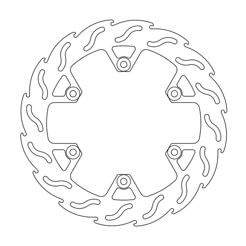 Moto-Master Flame Bremsscheibe Hinten 110324
