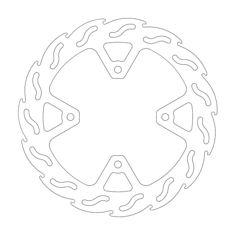 Moto-Master Flame Bremsscheibe Hinten Yamaha 110329