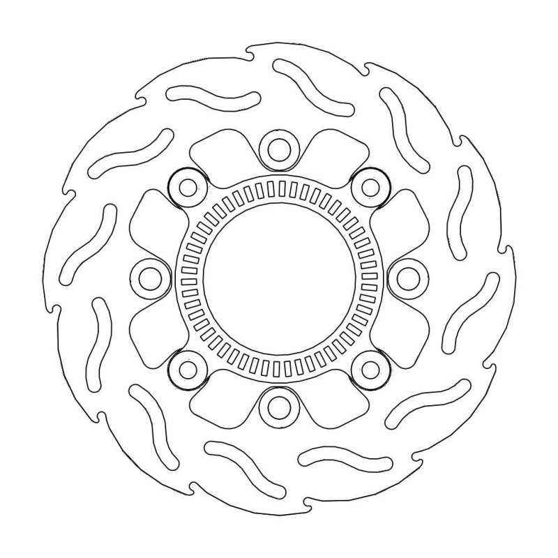 Moto-Master Flame Bremsscheibe Hinten Kawasaki 110336