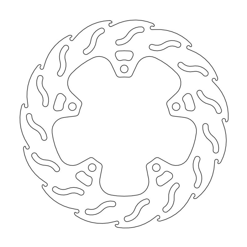 Moto-Master Flame Bremsscheibe Hinten Yamaha 110349