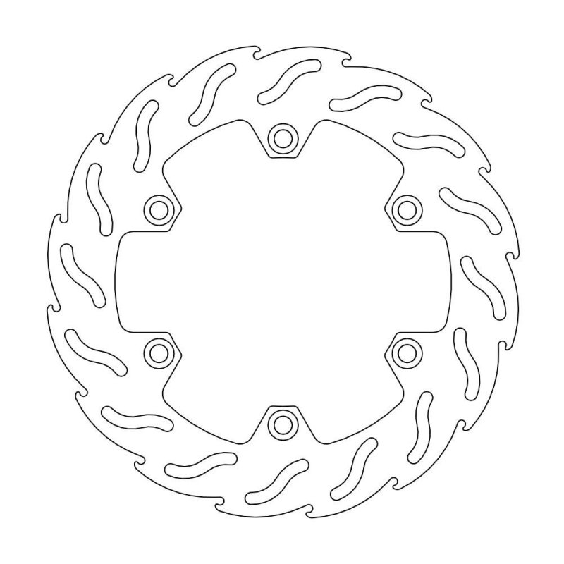 Moto-Master Flame Links Vorne Bremsscheibe Honda 110393