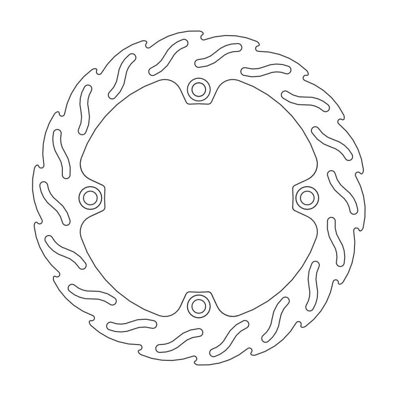 Moto-Master Bremsscheibe Vorne Flame L Honda 110395