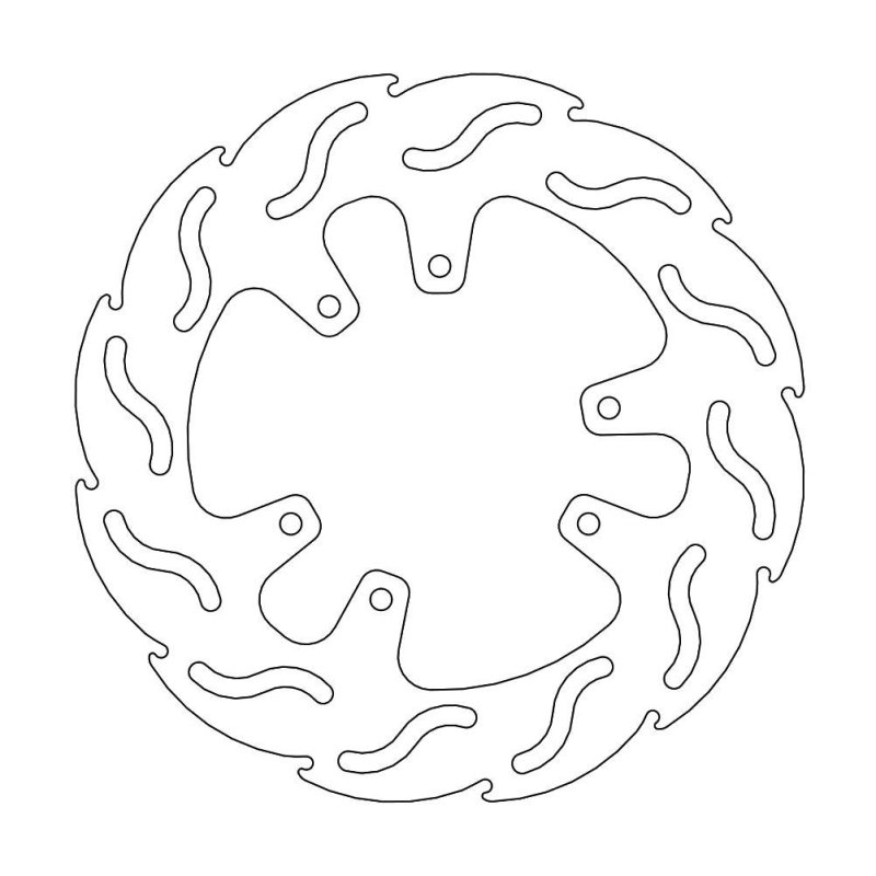 Moto-Master Bremsscheibe Moto M. Hinten Flame Yamaha 110399