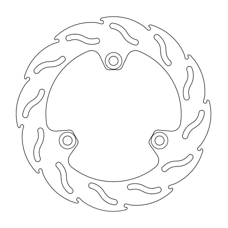 Moto-Master Bremsscheibe Moto M Hinten Flame L Kaw Ninja250 110407