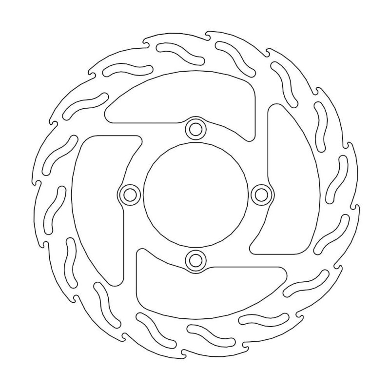 Moto-Master Bremsscheibe Vorne Flame Hon Var 110411