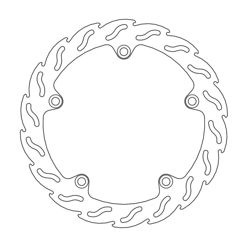 Moto-Master Bremsscheibe Fix Flame Links 110533