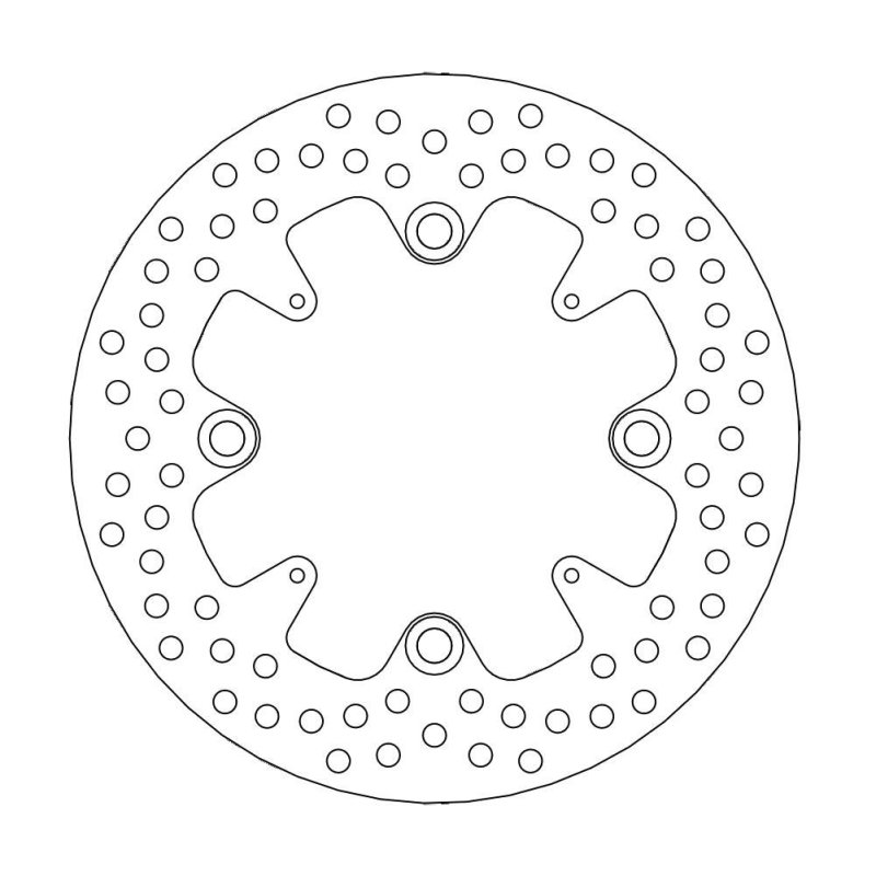 Moto-Master Bremsscheibe Fix Round L/R 110545