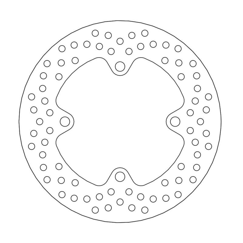Moto-Master Bremsscheibe Fix Round Rechts 110549