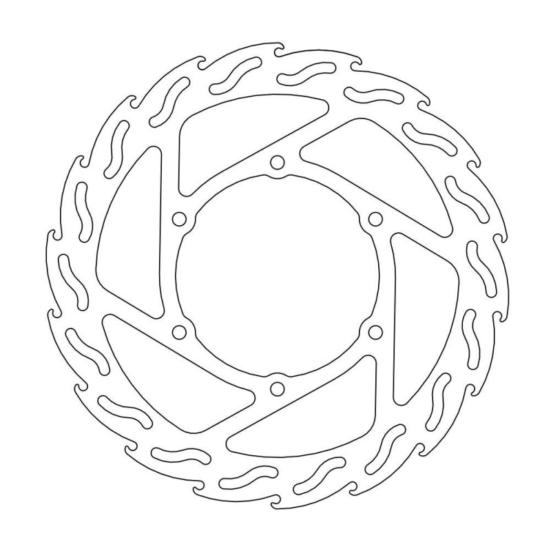 Moto-Master Bremsscheibe Fix Flame Links 110554