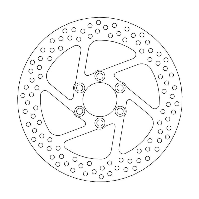 Moto-Master Bremsscheibe Fix Round Links 110563