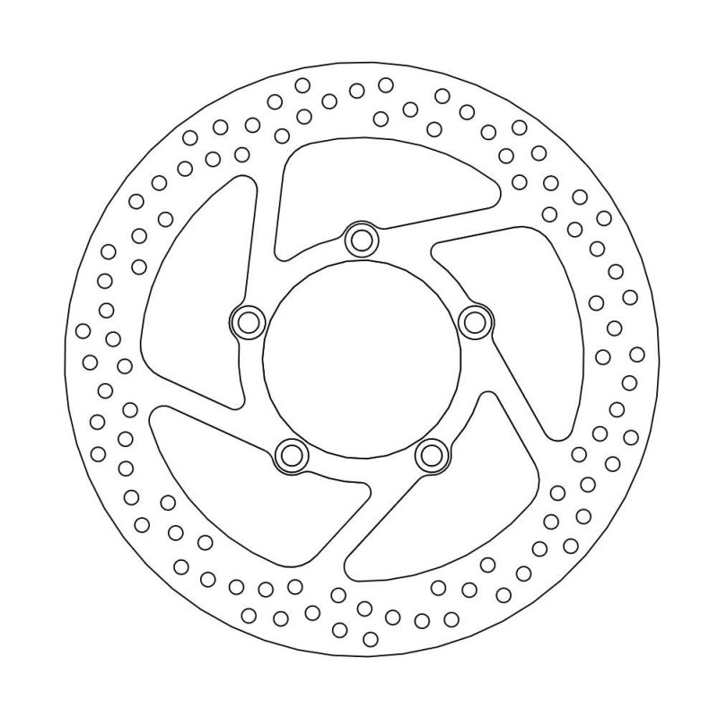 Moto-Master Bremsscheibe Fix Round Links 110564
