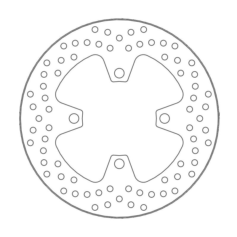 Moto-Master Bremsscheibe Fix Round L/R 110580