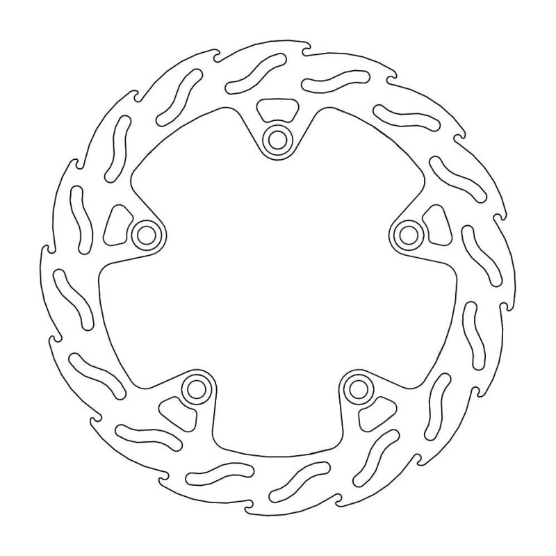 Moto-Master Bremsscheibe Fix Flame Links 110583