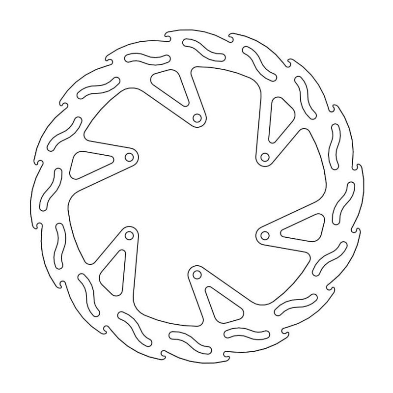 Moto-Master Bremmscheibe Flame Hinten Fix 110591