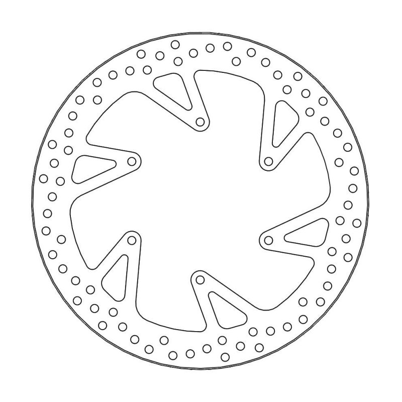 Moto-Master Bremsscheibe Fix Flame Rechts 110592