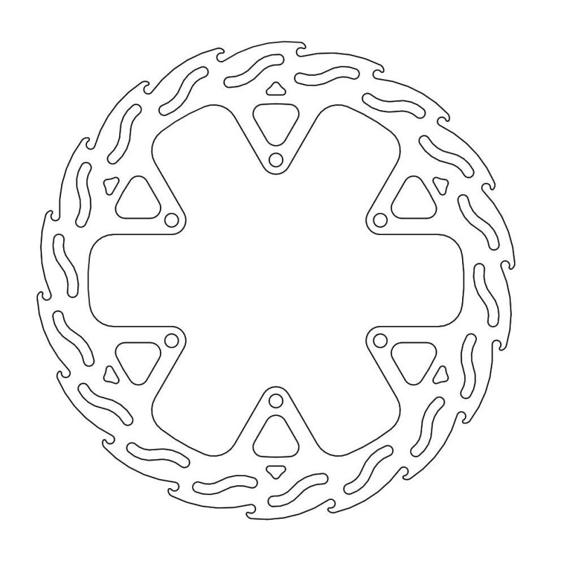 Moto-Master Bremmscheibe Flame Vorne Fix 110593