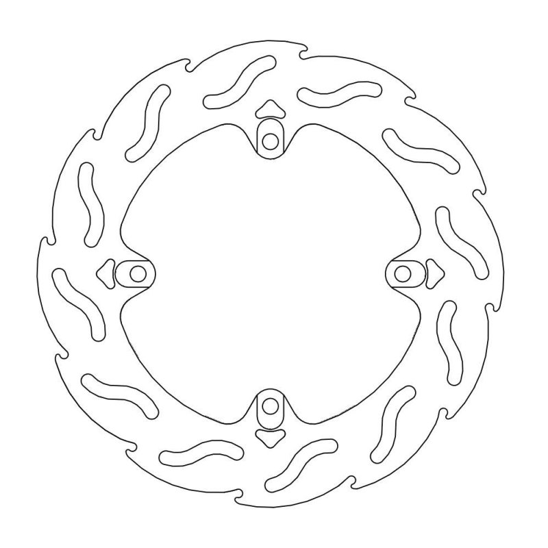 Moto-Master Bremsscheibe Fix Flame Links 110612