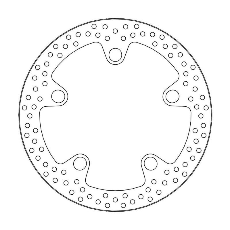 Moto-Master Bremsscheibe Fix Round L/R 110617
